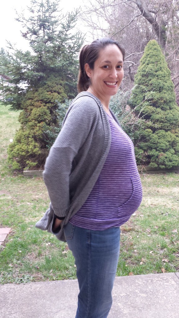 7 months pregnant