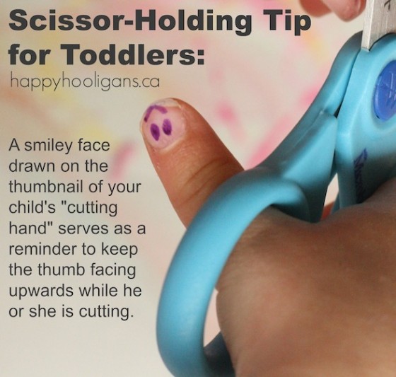 scissor holding tip