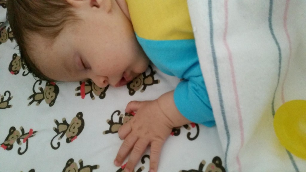 Anani is my baby tummy sleeper