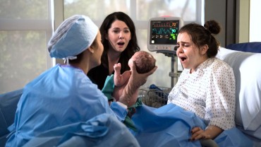 going into labor the ultimate surprise party