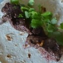 placenta in a taco
